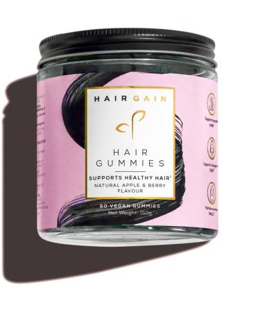 Hair Gain Biotin Hair Gummies - Hair Growth Vitamins for Fuller Thicker Hair Promotes Healthier Thicker Hair Helps Reduce Hair Shed & Breakage Chewable Vitamin for Hair Regrowth 30 Days Supply 60 Count (Pack of 1) - Buy Online on GoSupps.com