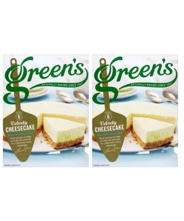 Credo Gifts Cheesecake Mix 259g - Bundle Consisting of Greens Velvety Smooth Cheesecake Mixture Great For Parties (2 Pack Bundle)