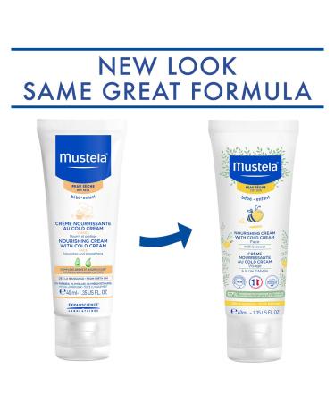 Mustela Baby Nourishing Face Cream with Cold Cream for Dry Skin - 1.35 fl oz (40 ml) - Buy Online on GoSupps.com