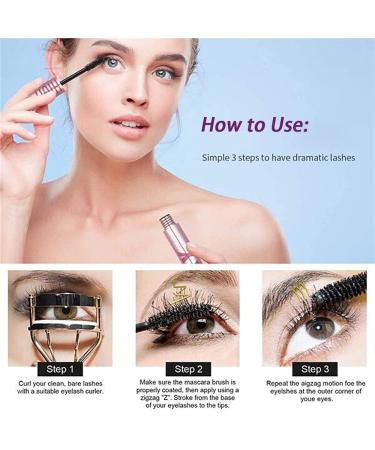 4D/5D Waterproof Lengthening Curling Mascara 4d Sky Mascara Millionlemon Black and Waterproof Smudge Proof Long Lasting Thicking Curling Mascara (2pcs) - Buy Online on GoSupps.com