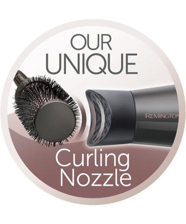 Remington Curl & Straight Confidence Hairdryer D5706 - Lightweight Ionic Dryer with Diffuser, Curling & Smoothing Nozzles - Buy Online on GoSupps.com