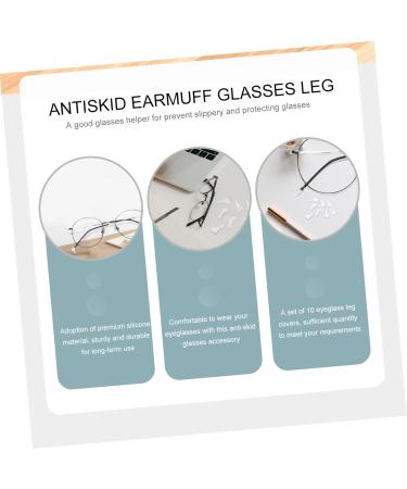Doitool 50 Silicone Glasses Leg Covers & Ear Hooks - Anti-Slip Bracket Holder for Comfort & Style - Buy Online on GoSupps.com