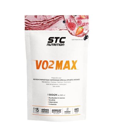 STC NUTRITION - VO2 Max® - Isotonic energy drink preparation for intense efforts - Orange flavor - 15 doses - 525 g