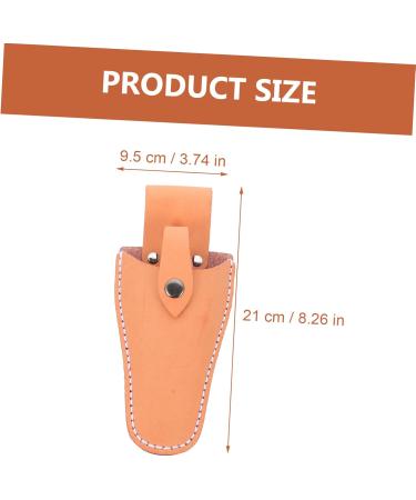 Minkissy 6 pc Garden Shear Belt Pocket Holster - Leather Tool Holder for Garden Clips - Durable Cowhide Belt Pouch - Buy Online on GoSupps.com