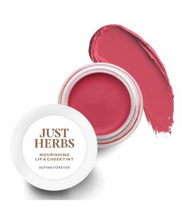 Just.Herbs Ayurvedic Natural Lip & Cheek Tint Blush For Women- SLS Chemical & Paraben Free