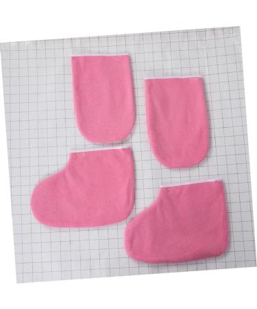 2 Sets Leather Horn Boots Practical Wax Heat Paraffin Wax Mittens Fingernail Beauty Tool Foot Paraffin Bath Mitts Paraffin Wax Mitts Glove Polyester Lining Manicure Tools Work Hand - Buy Online on GoSupps.com