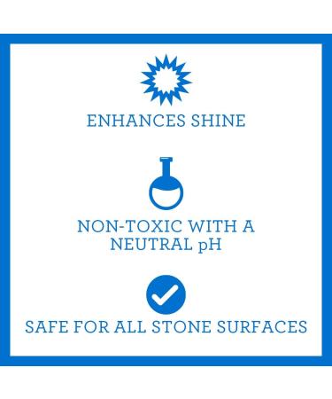 TriNova Granite Cleaner & Polish Gallon Refill - Made in USA | Enhances Shine, Streak-Less Formula for Daily Use on Counter-tops, Marble, Stone, Bathroom, Kitchen Islands - Buy Online on GoSupps.com