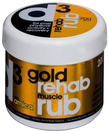 D8 d3 Gold Rehab Muscle Rub Cream Sports Medical Physio Kit Set
