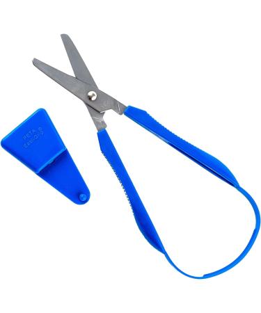 PETA Easi-Grip Scissors - Stainless Steel and Polymer Loop Handle - Self Opening Scissors - Ergonomic Grip to Increase Stability - Ideal for Scissor Skills Development and People with Weak Grip or Poor Hand Strength - 45mm Rounded Blade - Buy Online on GoSupps.com