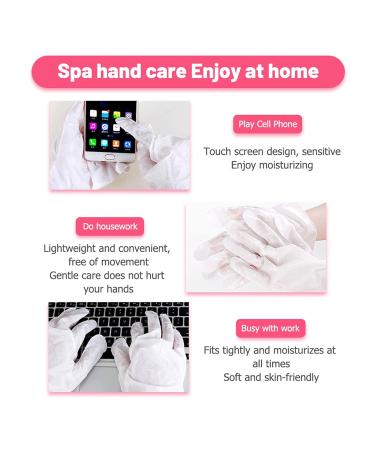 Moisturizing Hand Mask for Dry Peeling Skin - Brightening & Softening Home Spa Treatment | Cauty Salon - Buy Online on GoSupps.com
