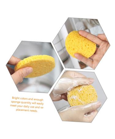 FRCOLOR 100 Pcs Exfoliating Face Sponges - Sponge Pulp for Cleansing & Makeup Application | Cellulose Spa Sponge for Dead Skin Removal - Buy Online on GoSupps.com