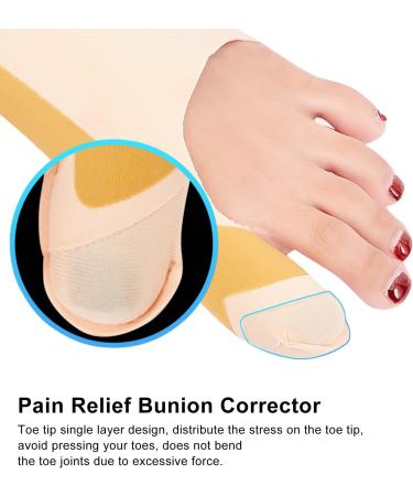GFHGGGGFH Bigfoot Bone Toe Correction | Bunion Corrector & Pain Relief | Orthopedic Hallux Valgus Big-Toe Separator for Men & Women (L-Links) - Buy Online on GoSupps.com