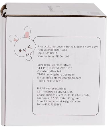 Cute Bunny Night Light - 16 Color Baby Girl Gift for Nursery Decor | Kids Kawaii Lamp for Girls Bedroom - C-bunny - Buy Online on GoSupps.com