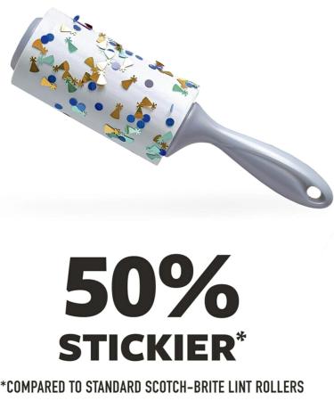 Buy Scotch-Brite 50% Stickier Lint Roller - 6 Rolls 288 Sheets - Perfect for Pet Hair Removal - International Shipping Available - Buy Online on GoSupps.com