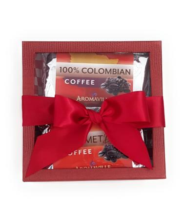 The Gift House Coffee Gift Set - Coffee Gift Basket Coffee Sampler Gift Set Ground Coffee Gift Box Freshly Ground Coffee 4 Piece Variety Set Coffee Gifts (Burgundy) - Buy Online on GoSupps.com