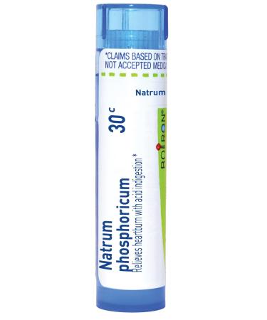 Boiron Natrum Phosphoricum 30C for Heartburn with Acid Indigestion - 80 Pellets Unflavored 80 Count (Pack of 1)