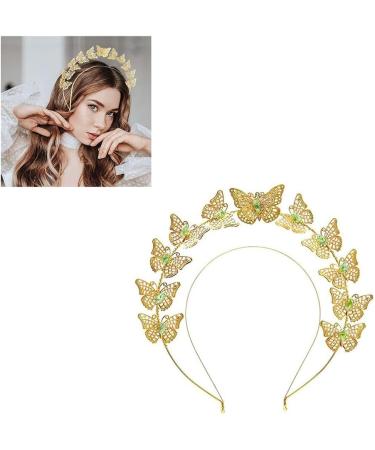 hgnxa Glinting Butterfly Crystal Headband Queen Hair Hoop for Pageant Prom Bridal Wedding Bridal Wedding Hair Accessories - Buy Online on GoSupps.com