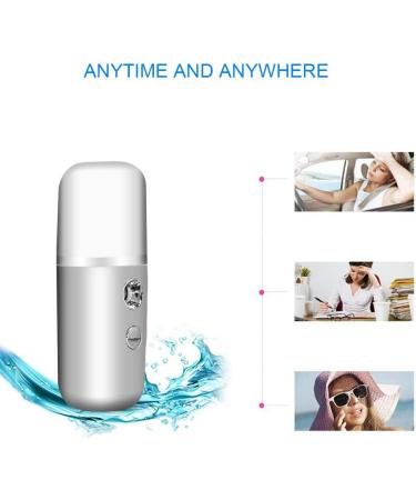 Decqerbe Mist Sprayer Mini 30Ml Nano Portable Face Body Steamer Moisturizing Skin Care Humidifier Instruments(Pink) - Buy Online on GoSupps.com