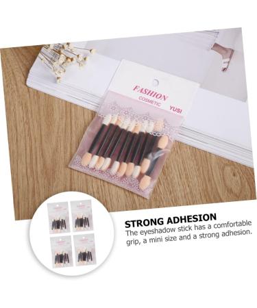 FOMIYES 40pcs Sponge Stick Double Sided Makeup Eye for Foundation Cosmetic Flat Tool - Buy Online on GoSupps.com