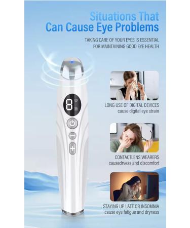Eye Lift Wand - Chargeable Eye Massager for Dark Circles Puffiness & Fine Lines | Sculpting Facial Device - Buy Online on GoSupps.com