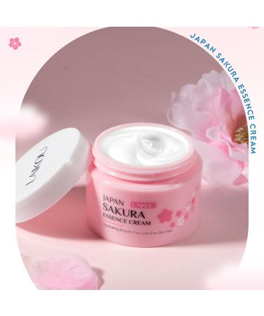 Japan SAKURA Essence Cream For Face Moisturiser Vitamin C Contained Anti Aging Face Cream For Women Nourish & Hydrating Face Cream For Mature Skin & Young Skin Sakura Moisturiser Face Women - Buy Online on GoSupps.com