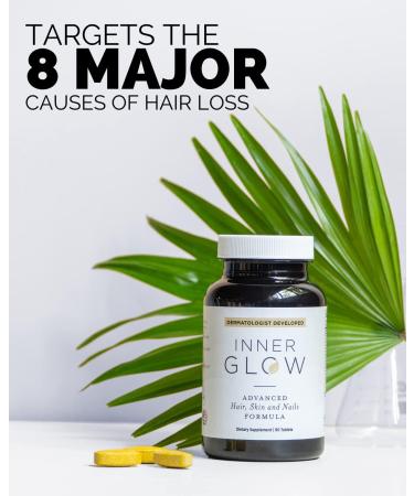 Inner Glow Advanced Hair, Skin & Nails Formula - Enhance Your Natural Beauty - Buy Online on GoSupps.com