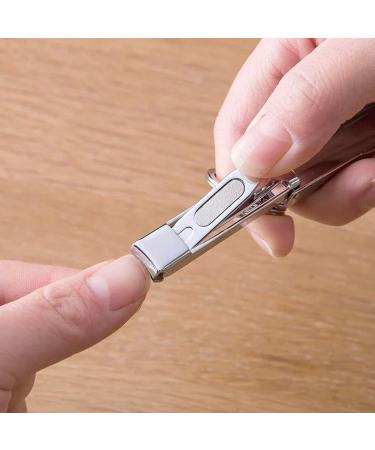 HCHGJKN Nail Clippers Nail Clippers Set Creative Nail Clippers Portable Folding Nail Clippers With Key Ring(Schwarz Oblique mouth) Oblique mouth Black - Buy Online on GoSupps.com