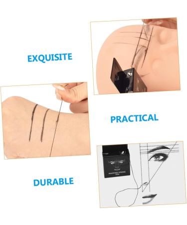 FRCOLOR 5pcs Eyebrow Ink Make up Kit Tools Durable Eyebrow Ruler Shaping Line Ruler 4.6x1.8x7.5cmx5pcs Blackx5pcs - Buy Online on GoSupps.com