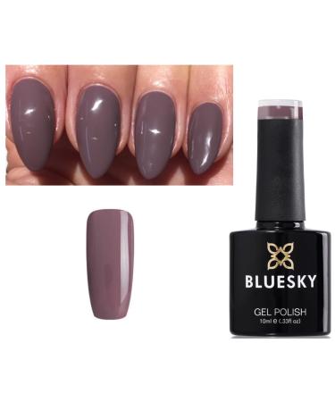 Bluesky Gel Polish Mulberry Dark Mauve Nail UV LED BP07 Soak Off 10ml (Requires Drying under LED/UV Lamp)
