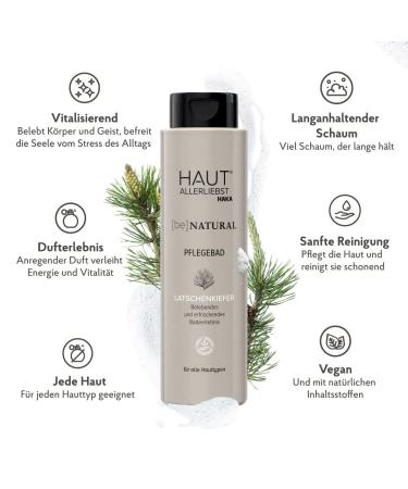 HAKA Mountain Pine Care Bath Foam - Vegan Vitalizing Bath Additive 500ml for Revitalizing Bath Experience - Buy Online on GoSupps.com