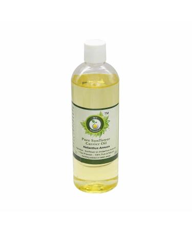 Sunflower Oil | Helianthus Annuus | Sunflower Seed Oil | For Hair | For Cooking | For Body | For Face | Unrefined | 100% Pure Natural | Cold Pressed | 100ml | 3.38oz By R V Essential Faint or No Aroma 100ml (3.38 Ounce)