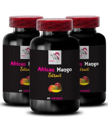 African Mango Supplements - Wild African Mango Extract Fruit Powder Irvingia Gabonensis Plant-Based Tradition Balanced Living Support Seed Natural Wellness Support Mango Seed 3Bot