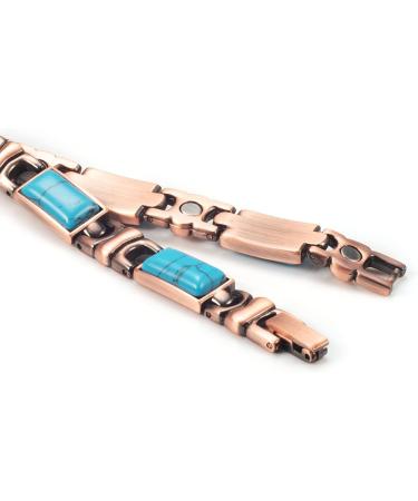 Enercoppex Copper Bracelets for Arthritis & Joints | Pure Magnetic Therapy Jewelry for Pain Relief (COB-0167) - Buy Online on GoSupps.com