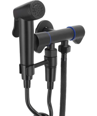 Toilet Bidet G1/2 Handheld Sprayer Attachment - Black Bathroom Accessory for Diapers & Cleaning | International Shipping Available - Buy Online on GoSupps.com