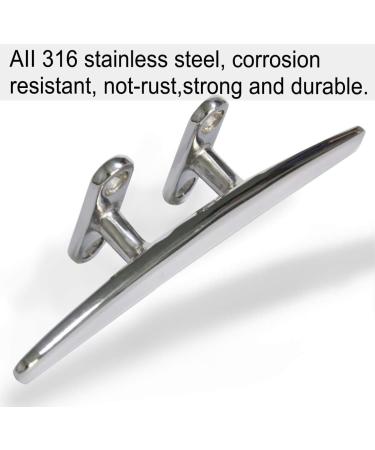 ZOMCHAIN 4 Boat Cleat - 2PCS (316 Stainless Steel) | Dock Cleat for Mooring with Free Installation Screws - Buy Online on GoSupps.com