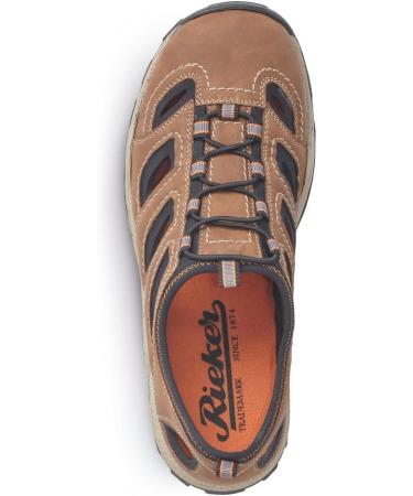 Rieker Men's Slippers 08065 - Comfortable Slip-On in Brown 47 EU | International Shipping Available - Buy Online on GoSupps.com