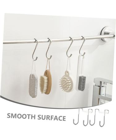 Zerodeko 20 Pcs Stainless Steel Hook Hangers Hooks Clothes Rack Over Door Coat Hook Clothes Hook Jacket 7.30X6.60X2.40CMx5pcs Silverx5pcs - Buy Online on GoSupps.com