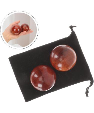 Buy Healvian 4-Piece Wooden Health Balls - Fitness Massage Handballs for Gym & Sports Therapy | International Shipping - Buy Online on GoSupps.com