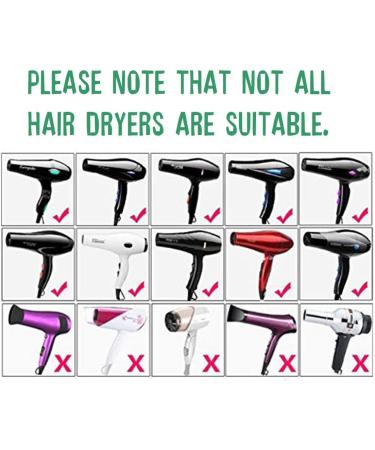 Professional Plastic Hair Dryer Diffuser with 45mm Diameter Nozzle Fixing Comb Replacement Concentrator for Hair Salon Typ - Buy Online on GoSupps.com