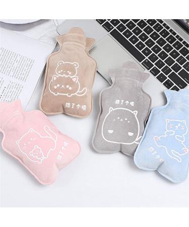 MAIES DURABLE 300ml Heat Pocket - Portable Hand Warm Water Bottle with Cute Fleece Bag for Women - Cold Resistant & Ideal for Travel - Buy Online on GoSupps.com