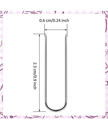 200 Pieces Stainless Steel Fork Pins for Quilting and Sewing - Double Needlecraft Blocking Pins for DIY Jewelry Craft Making - 0.91 x 0.2 Inch - Buy Online on GoSupps.com