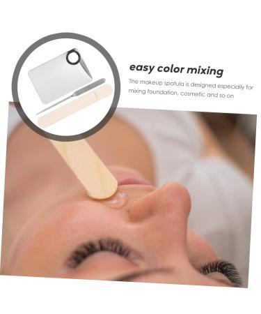 Buy Korean Liquid Foundation Palette Set Portable Makeup Spatula & Tray for Artists | Best Mixing Tool for Flawless Makeup - Buy Online on GoSupps.com
