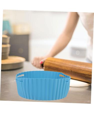 Alipis Kitchen Handle Reusable Food Design Non-Stick Supply - Liner Fryer Accessory Pad Blue 19X19X7CM - Buy Online on GoSupps.com