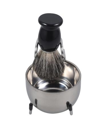 Beavorty 4 Sets Beard Brush Set - Professional Shaving Tools for Men | Portable Shaver & Beard Care Kit | Multi-use Shave Brush & Razor Stand - Buy Online on GoSupps.com