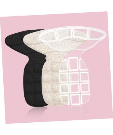 High Heels Gel Back Pads - 3 Pairs Comfortable Foot Protection Insoles for Women | Velvet Half Size Shoe Inserts - Buy Online on GoSupps.com