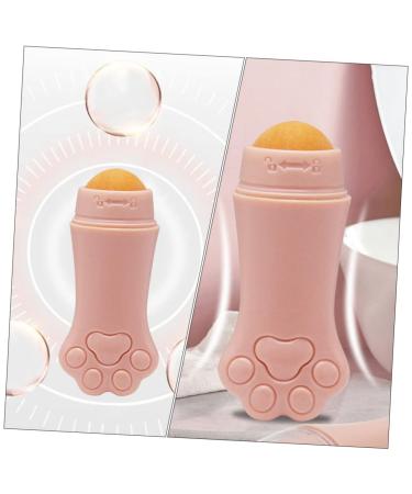 Volcanic Stone Oil-Absorbing Ball - Makeup Oil Roller & Skin Care Tool | Cat Paw Pink 7.5x3cm - Buy Online on GoSupps.com