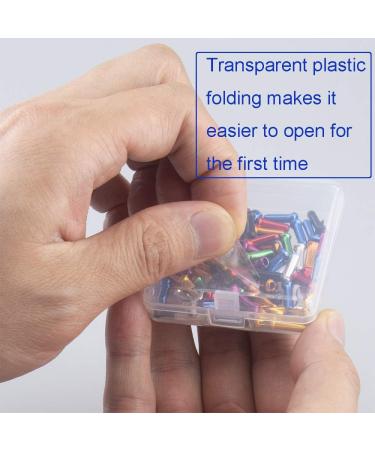 VTurboWay 8 Color 80 PCS Cable End Crimps Bike Caps for Road Mountain Bikes - Red Black Golden Silver Green Blue Purple Orange - Buy Online on GoSupps.com