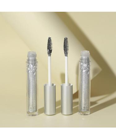 Glitter Mascara Shiny Mascara Glitter Eyeshadow Mascara - Waterproof Glitter Mascara for Eyelashes Sparkling Diamonds Mascara for Sensitive Eyes Zero Clumps Long Lasting Anti-smudge 5ML - Buy Online on GoSupps.com