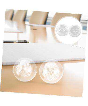 Frcolor 2-Piece Healthy Chinese Massage Balls - Baoding Hand Tension Balls for Relaxation & Fitness - Buy Online on GoSupps.com
