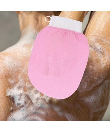 FRCOLOR Exfoliating Glove | Face & Body Exfoliator Mitt | Dead Skin Remover & Massage Scrubber | Pink | International Shipping - Buy Online on GoSupps.com
